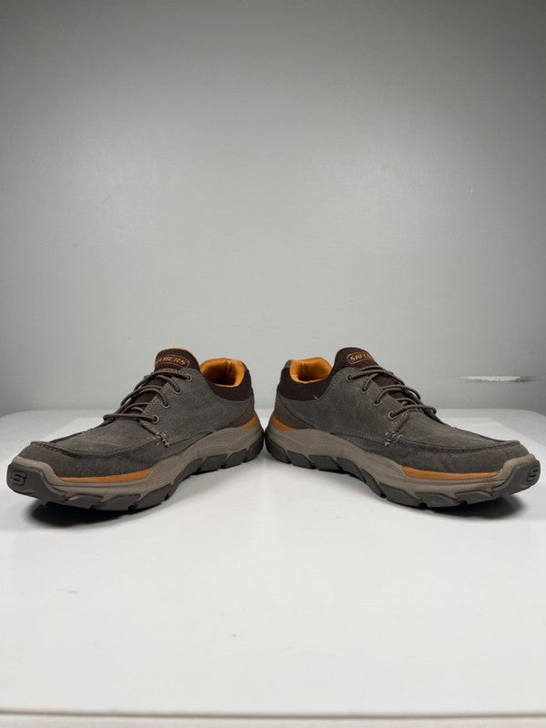 Skechers Men's Gray Respected Loleto Relaxed Arch Fit Sneakers - 9.5 image 6