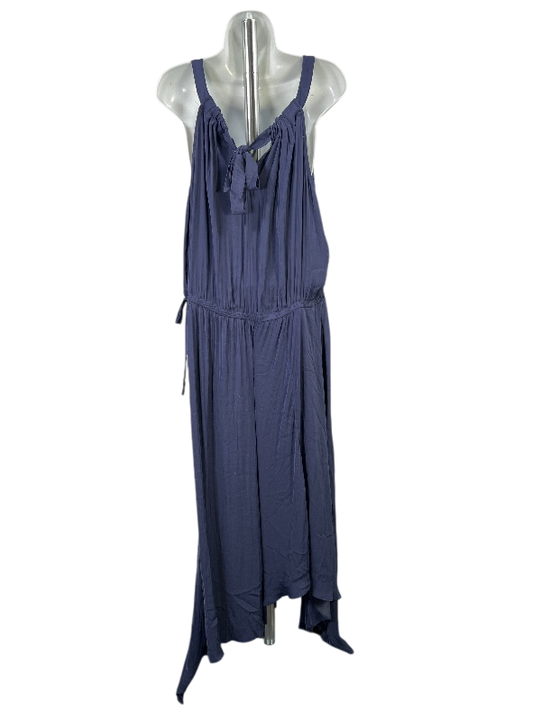 Chico's Women's Blue Sleeveless Asymmetrical Dress - 3/US XL image 2