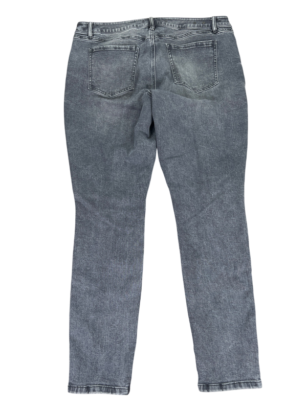 Cabi Women's Gray Distressed High Skinny Denim Jeans - 16 image 2