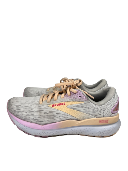 Brooks Women's Gray/Purple Ghost 16 Lace Up Running Athletic Shoes - 6.5 image 5
