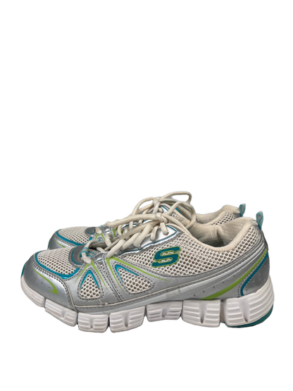 Skechers Women's White/Blue Sport Lace Up Athletic Sneakers - 7 image 5