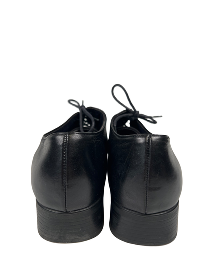 Munro American Women's Black Leather Lace Up Oxford Shoes - 7.5 image 4