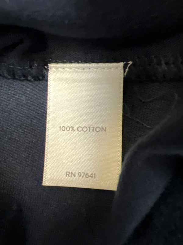 J. Jill Women's Navy Blue 3/4 Sleeve Eylet Box Neck Shirt - L image 4