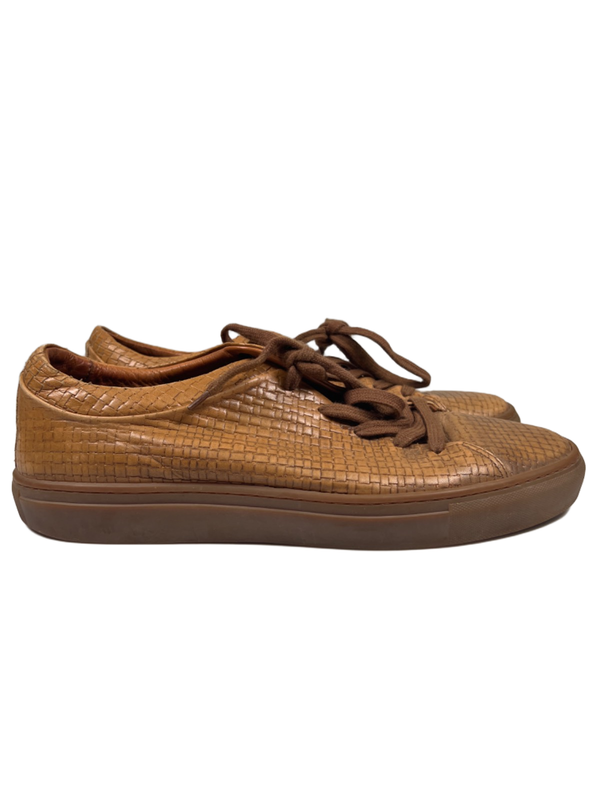 Aquatalia Men's Tan/Brown Lace Up Dress Shoes - 12