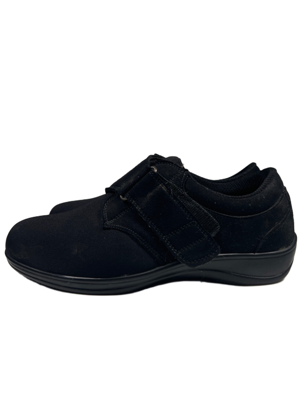 OrthoFeet Women's Black 825 Wichita Comfort Walking Shoes - 11 Wide D image 5