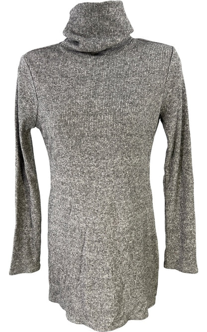 White House Black Market Women’s Gray Long Sleeve Tunic Sweater - XXS image 2