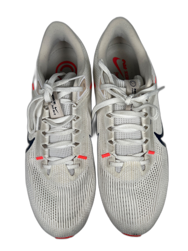 Nike Air Men's White Zoom Pegasus 40 Lace Up Road Running Athletic Shoes - 10.5 image 3