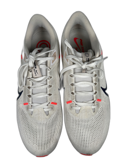 Nike Air Men's White Zoom Pegasus 40 Lace Up Road Running Athletic Shoes - 10.5 image 3