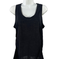 Athleta Women's Black Breezy Ruched Tank Top - M
