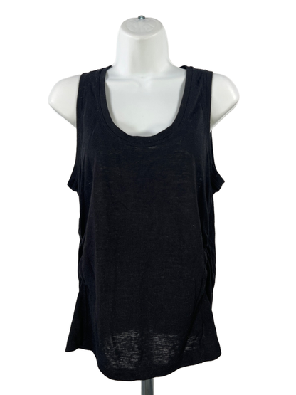 Athleta Women's Black Breezy Ruched Tank Top - M