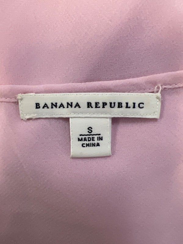 Banana Republic Women's Pink Semi-Sheer Cami Tank Top - S image 3