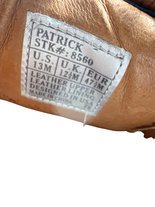 Dr. Comfort Women's Black/Brown Leather Patrick Lace Up Boat Shoes - 13 image 8