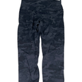 Lululemon Women's Black Camoflauge Align Pull On High Rise Cropped Leggings - 12