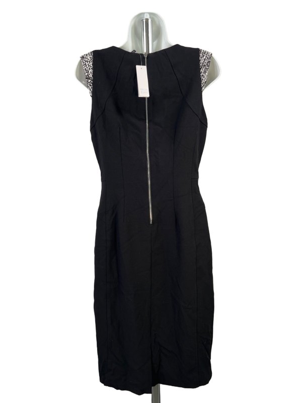White House Black Market Women's Black/White Tweed Sheath Dress - 2 image 2