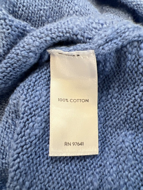 J.Jill Women's Blue Long Sleeve Crewneck Sweater - L image 4