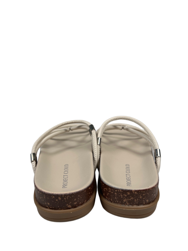 Project Cloud Women's Beige/Ivory Float Strappy Slide On Sandals - 8 image 4