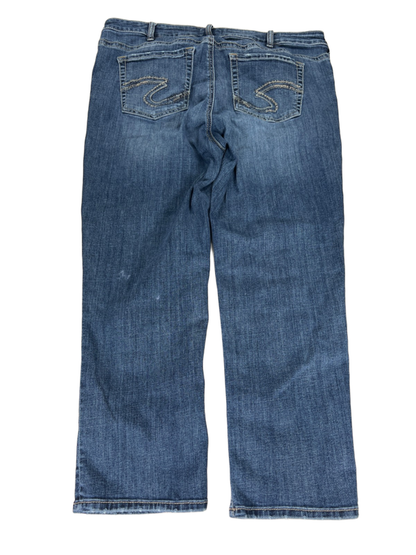Silver Women's Medium Wash Elyse Capri Jeans - 16W image 2
