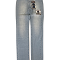 D Jeans Women's Light Wash Muffin Cover Skinny Jeans - 4