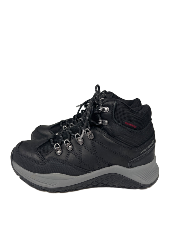 Wolverine Men's Black Luton Waterproof Mid Hiking Work Boots - 7 image 5