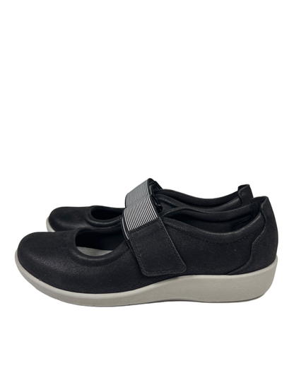 Clarks Cloudsteppers Women's Black/White Sillian Cala Mary Jane Shoes - 9 image 5