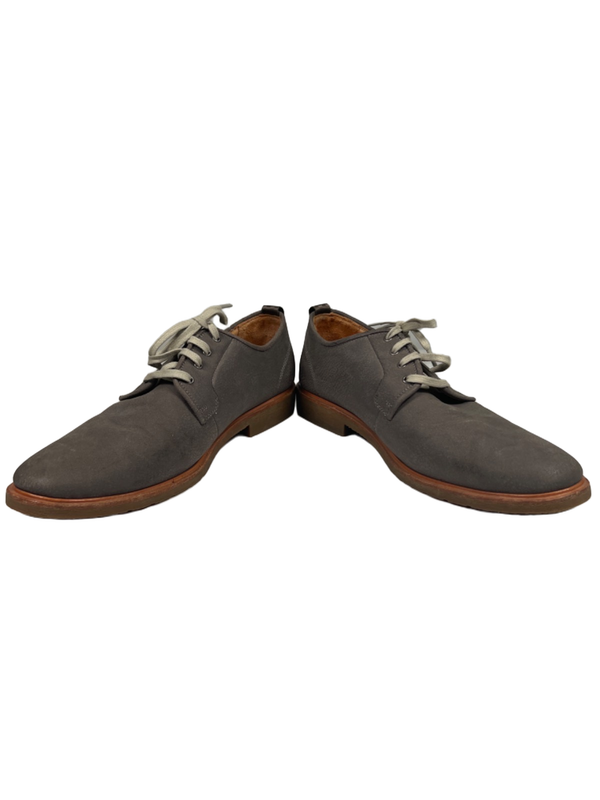 Warfield and Grand Men's Gray Suede Garson Lace Up Oxford Dress Shoes - 12 image 6
