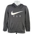Nike Men's Gray Dri-Fit Fly Men's Gray Long Sleeve Pullover Sweatshirt - M