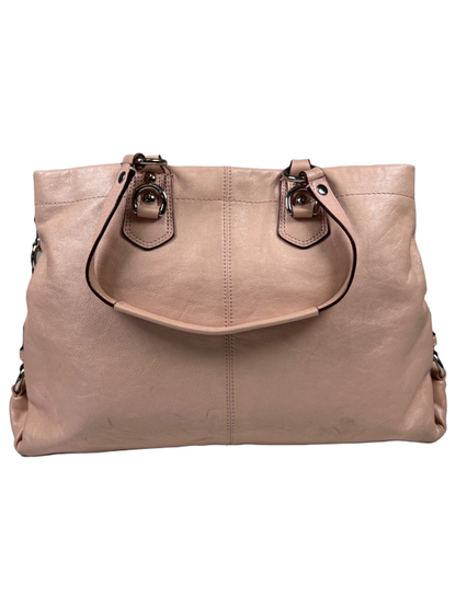 Coach Women's Pink Ashley Leather Carryall Shoulder Satchel Purse image 2