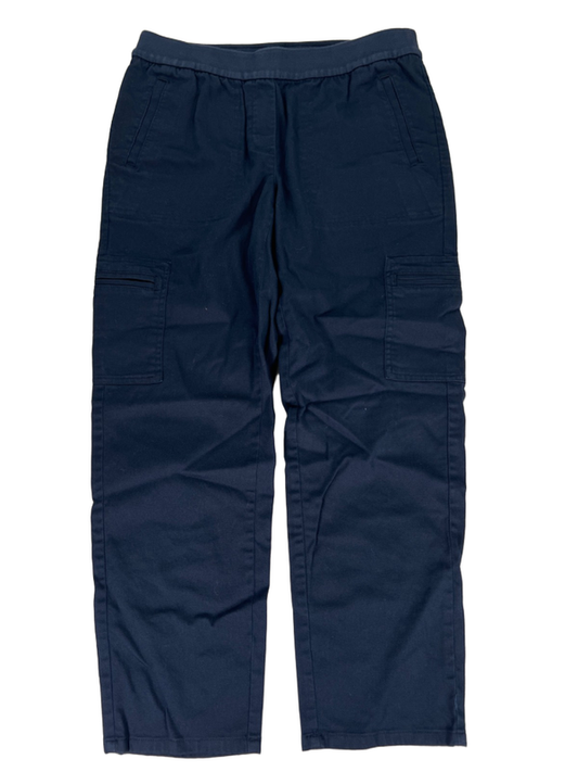 J Jill Women's Blue Pull On Cropped Ankle Pants - XS