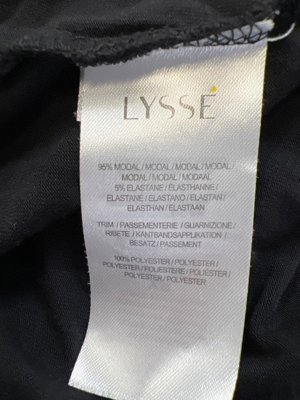 Lysse Women's Black Long Slit Tie Sleeve Blouse - XS image 4