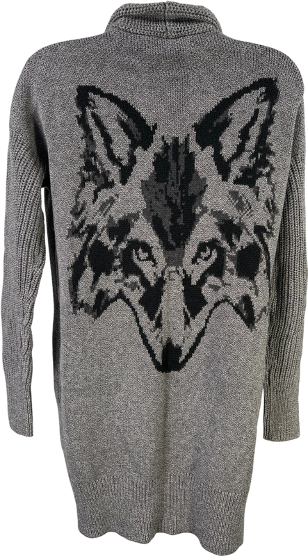 Banana Republic Women’s Gray Wolf Wool Blend Cardigan Sweater - XS image 2