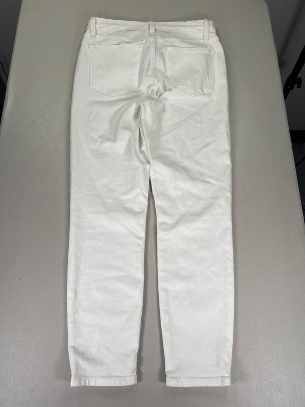 J.Crew Women's White 9in High Rise Toothpick Denim Jeans - 29 image 2