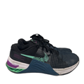 Nike Women's Black/Blue Valerian Metcon 8 Training Athletic Sneakers - 7.5