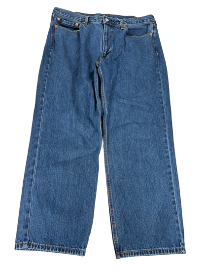 Levi's Men's Medium Wash 550 Relaxed Fit Denim Jeans - 38x29