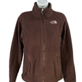 The North Face Women's Brown Long Sleeve Full Zip Jacket - M