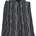 Vince Camuto Women’s Black/White Sleeveless Short Dress - S