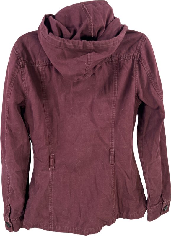 Converse One Star Women’s Purple Canvas Button Up Jacket - M image 2