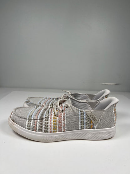 Bobs by Skechers Women's Gray Skip Cute August Air Comfort Shoes - 9.5 image 5