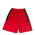 Under Armour Men's Red/Black Loose Stretch Waist Athletic Shorts - M