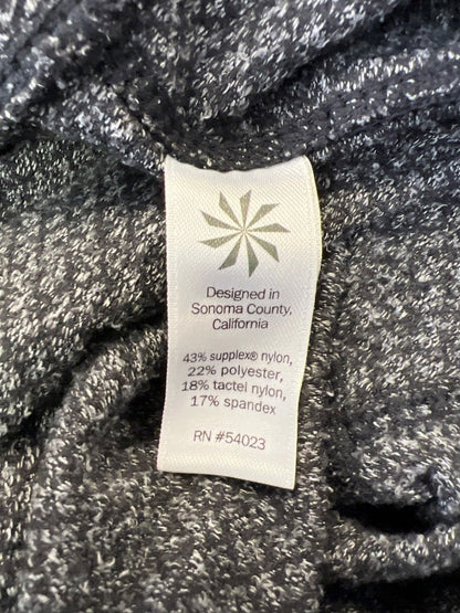Athleta Women’s Black/Gray Criss Cross High Waisted Metro Leggings - M image 4