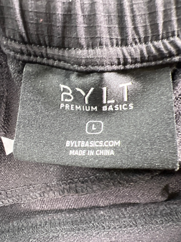 BLYT Premium Basics Men's Black Woven Straight Leg Pants - L image 3