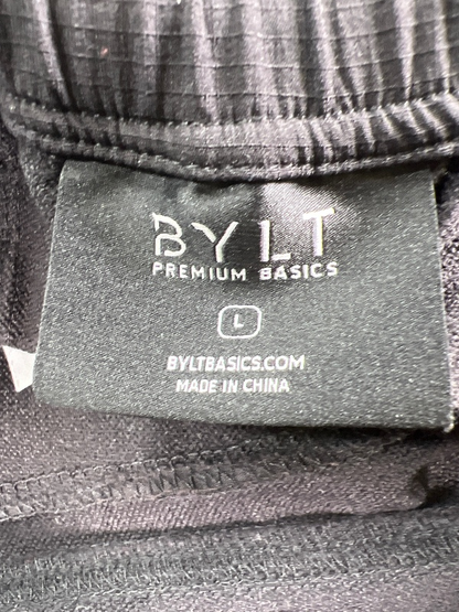 BLYT Premium Basics Men's Black Woven Straight Leg Pants - L image 3