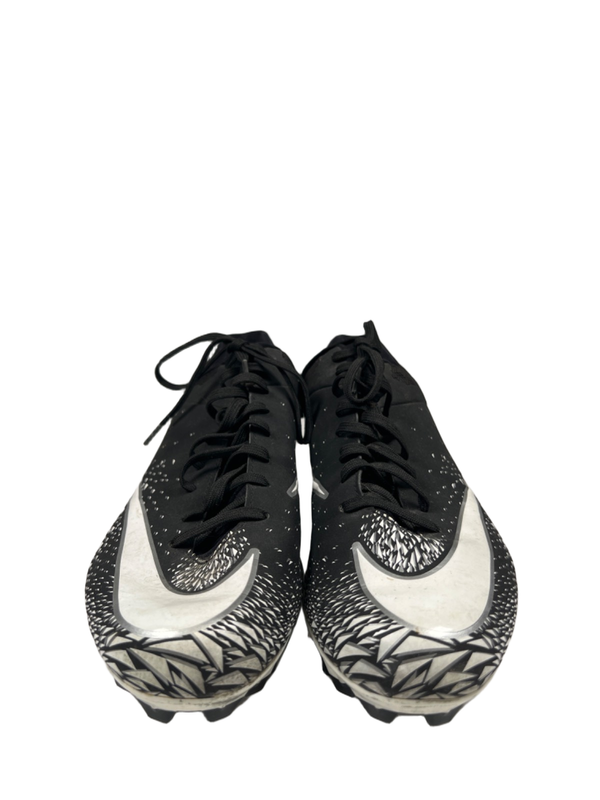 Nike Men's White/Black Vapor Speed Lace Up Football Cleats - 11.5 image 2