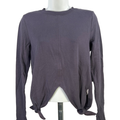 Athleta Women's Dark Purple Samsara Side Tie Sweatshirt - XS