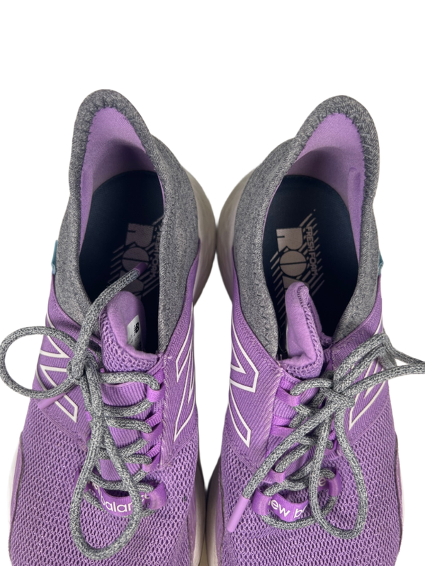 New Balance Women's Purple/Gray Fresh Foam Roav V1 Lace Up Running Sneakers - 10 image 3