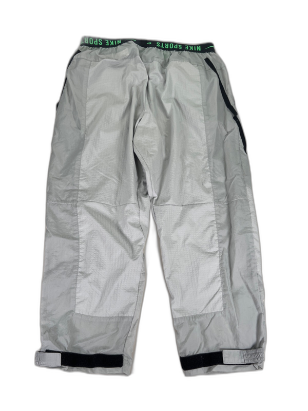 Nike Sportswear Men's Gray/Green Clash Woven Cropped Training Pants - L image 2