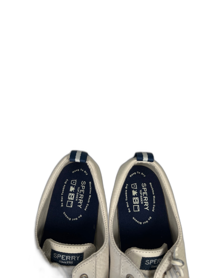 Sperry Women's Beige/Taupe Leather Crest Vibe Sneakers - 8.5 W image 3