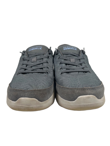 Skechers Women's Blue At Ease Step In Sneakers - 7 image 2