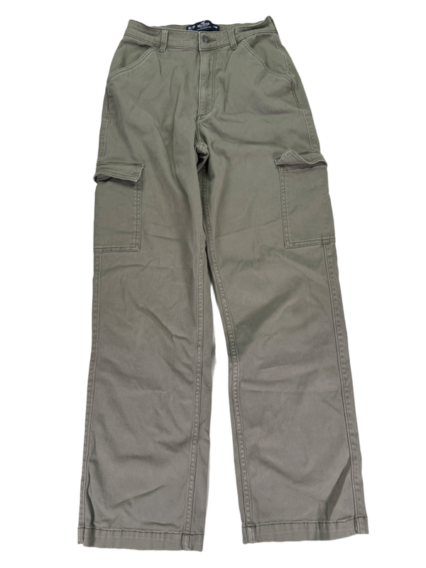 Hollister Women's Green Cargo Ultra High Rise Dad Pants - 2/3R