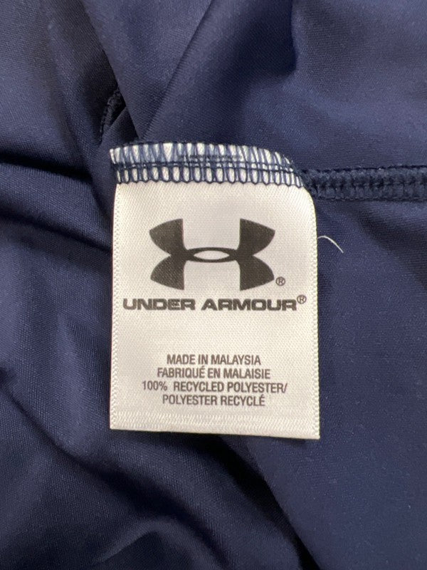 Under Armour Men's Navy Blue Heatgear Loose Short Sleeve Athletic Shirt - M image 4