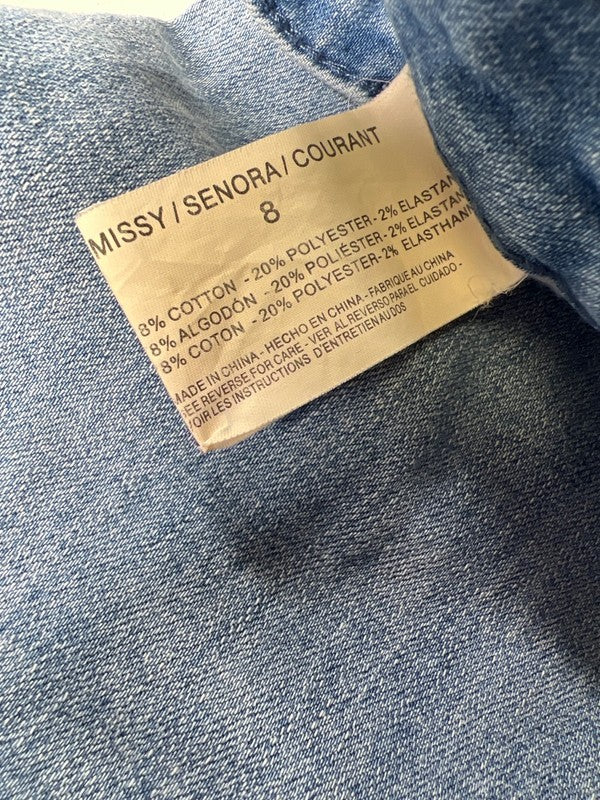 Anne Klein Women’s Light Wash Skinny Ankle Denim Jeans - 8 image 4